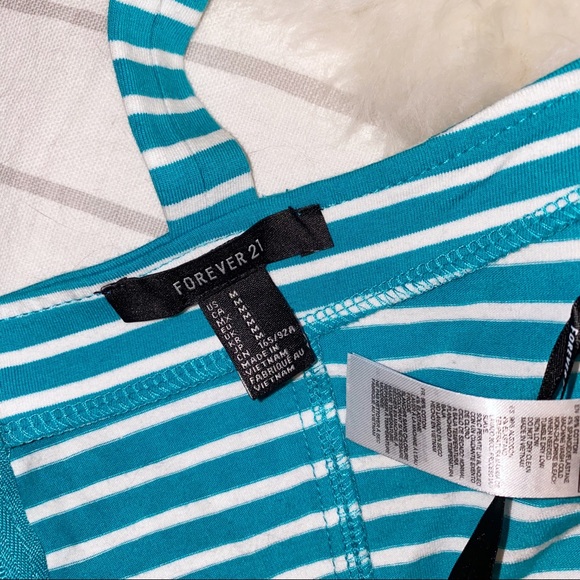 🌵5/$25 FOREVER 21 Zipper Back Crop Top - M - Picture 4 of 6